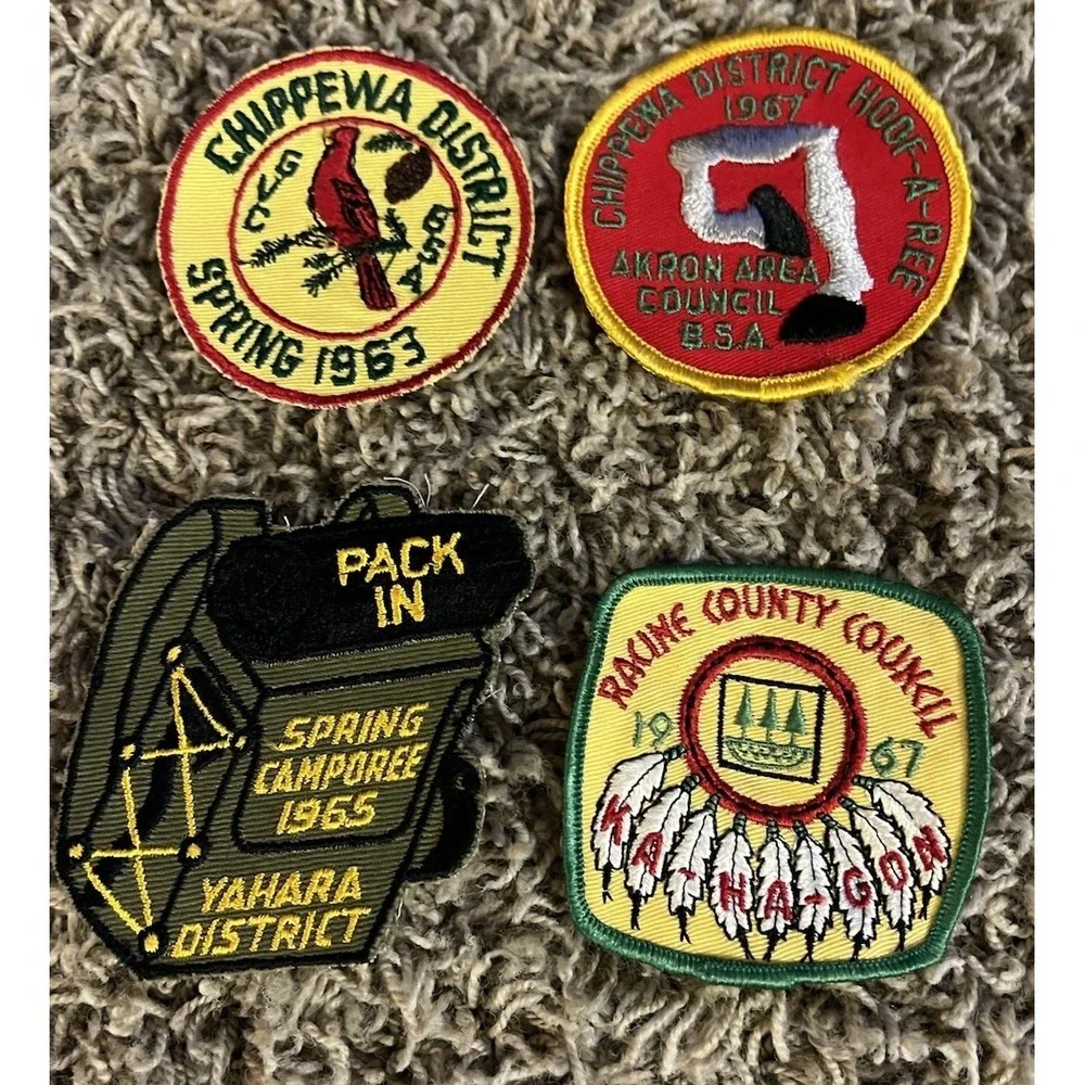 Vintage Boy Scouts Of America Patches 1960's-1's Mostly Wisconsin 12 Patches - Picture 4 of 4
